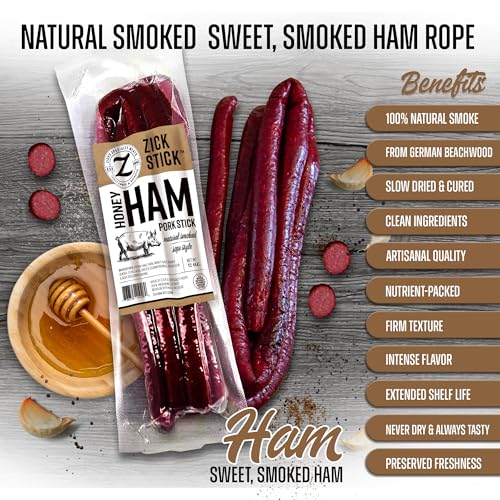 Zick's Honey Ham Pork Rope Sausage (12oz)