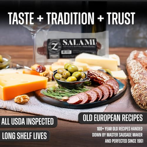 Zick's Salami w/ Fennel & Red Wine (8oz)