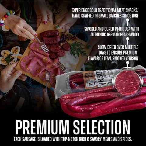 Zick's Spicy Venison Rope Sausage (12oz)