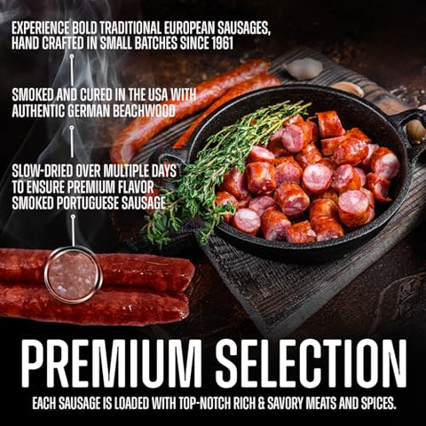 Zick's Linguica Portuguese Sausage w/ Red Wine (8oz)