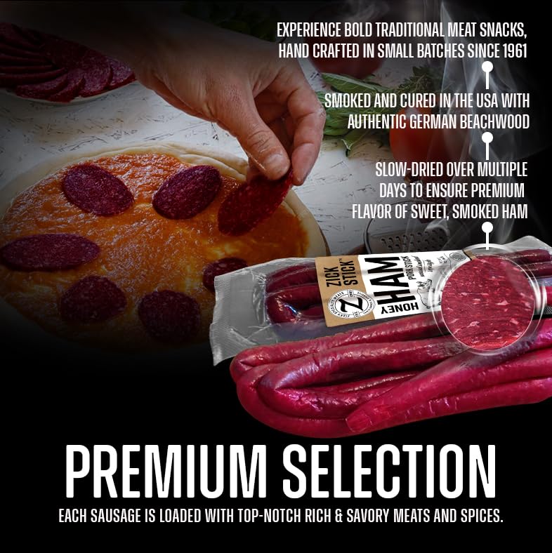 Zick's Honey Ham Pork Rope Sausage (12oz)