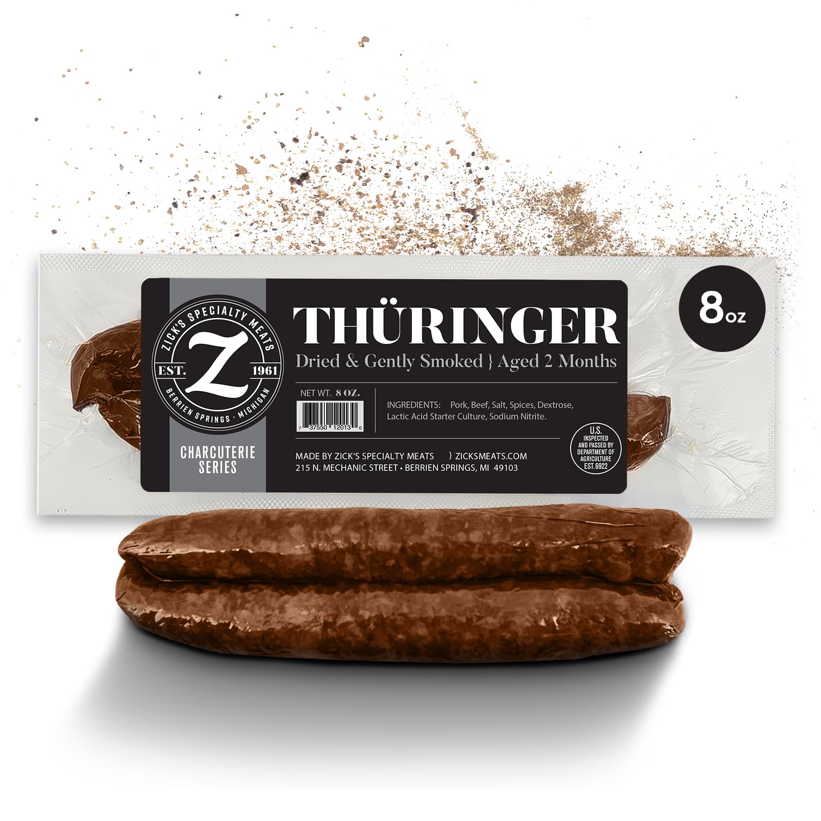 Zick's Thuringer German Sausage (8oz)