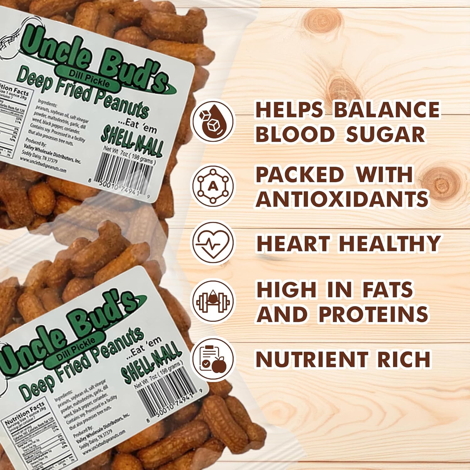 Dill Pickle Deep Fried Peanuts