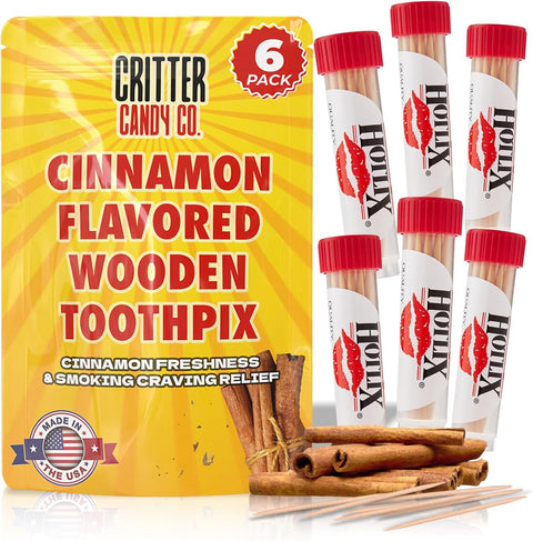 Hotlix Cinnamon Toothpicks (6-Pack, 120 Total)