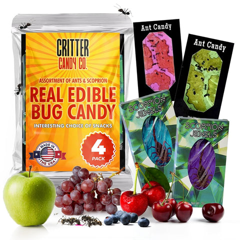 Hotlix Edible Bugs Candy Ultimate (4-Pack)