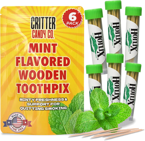 HotLix Mint Toothpicks (6-Pack, 120 Total)