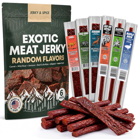 Buffalo Bob's 6 Piece Random Exotic Meat Sampler