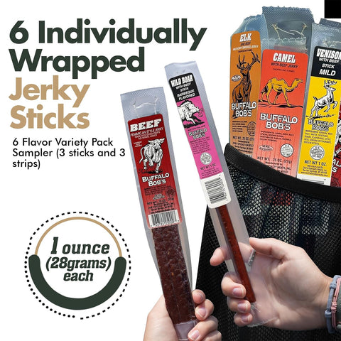 Buffalo Bob's 6 Piece Random Exotic Meat Sampler