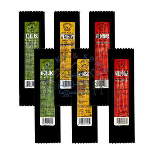 Wild Game Jerky Stick Variety Pack