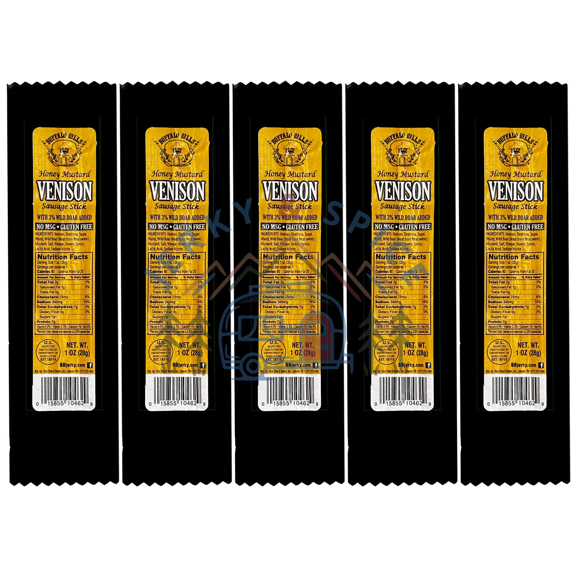 Honey Mustard Venison Jerky Stick