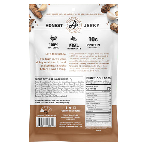Hickory Smoked Turkey Jerky