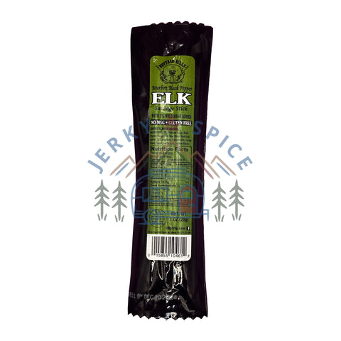 Bourbon Black Pepper Elk Jerky Stick