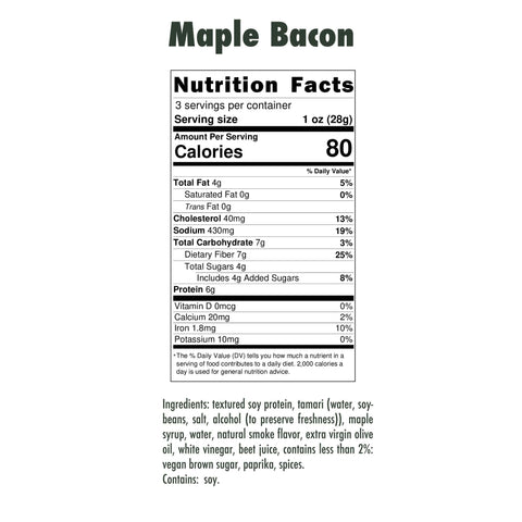 Maple Bacon Vegan Jerky