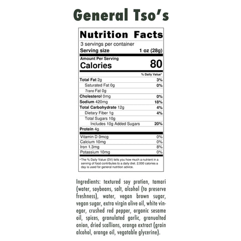 General Tso's Vegan Jerky