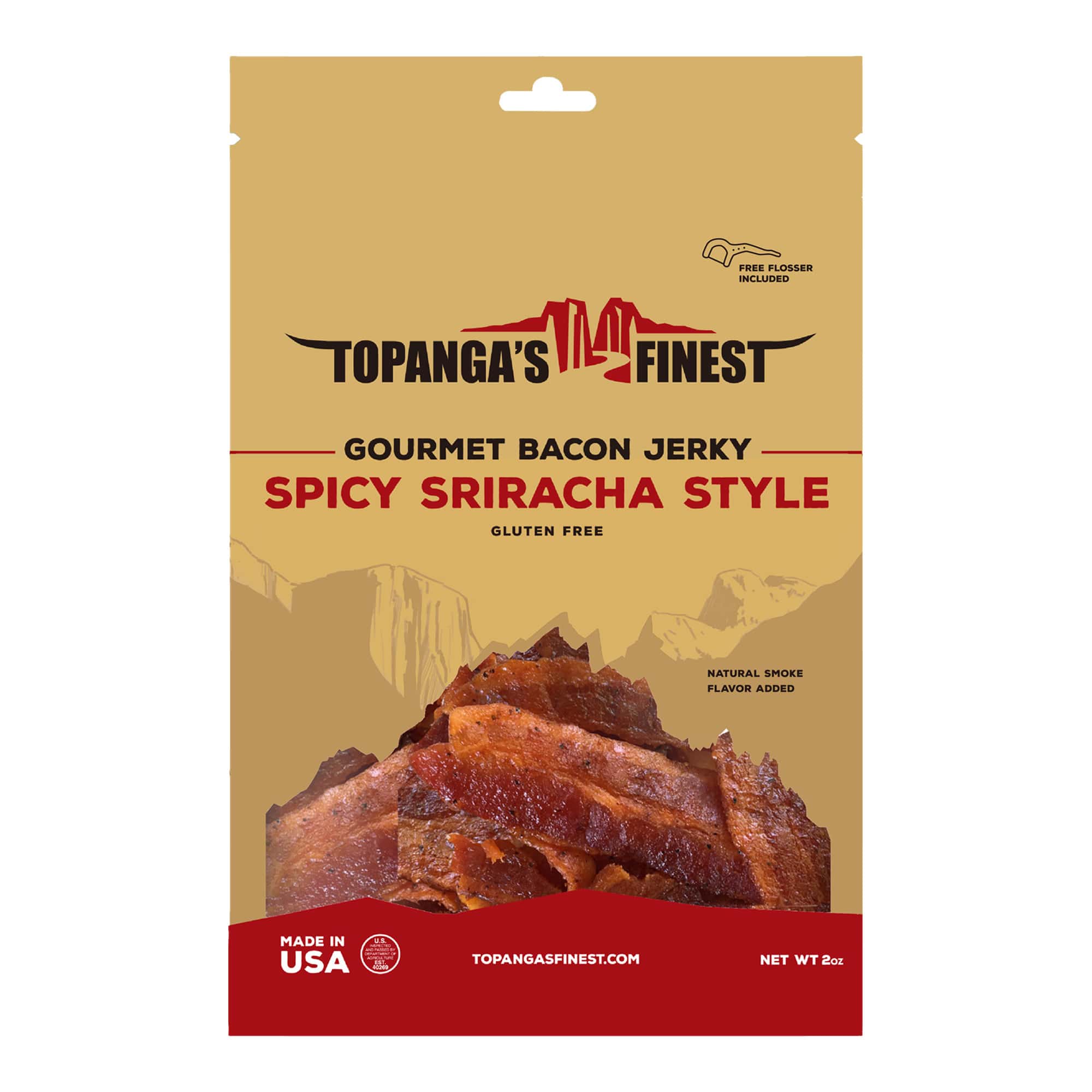 Spicy Sriracha Style Bacon Jerky