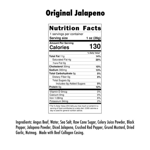 Original Jalapeño Beef Stick