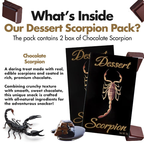 Chocolate Covered Scorpion, 2 Pack