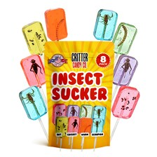 HotLix Insect Lollipops 4 Pack flavors