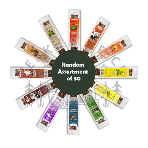 50 Piece Exotic Meat Assortment Pack