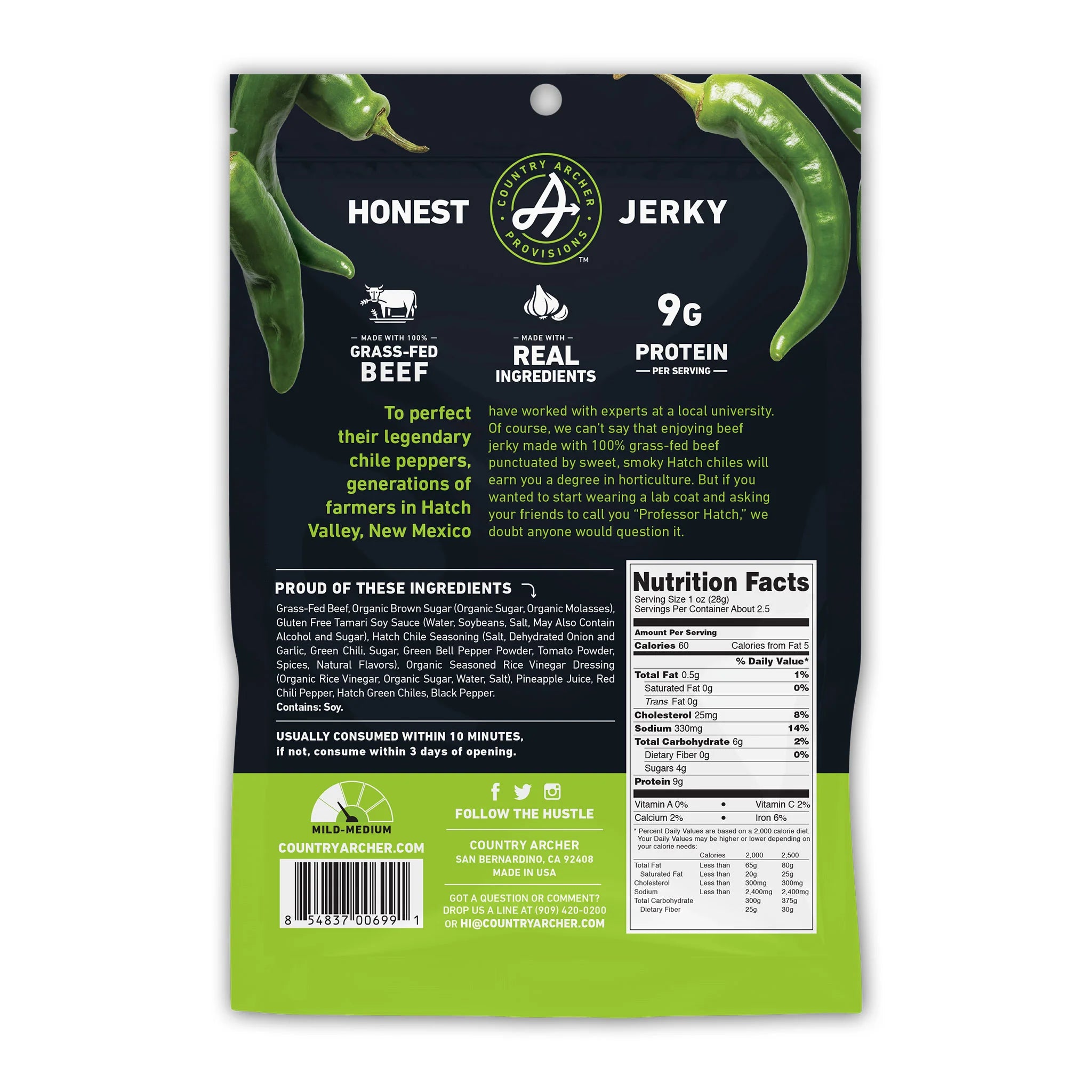 Hatch Chile Beef Jerky