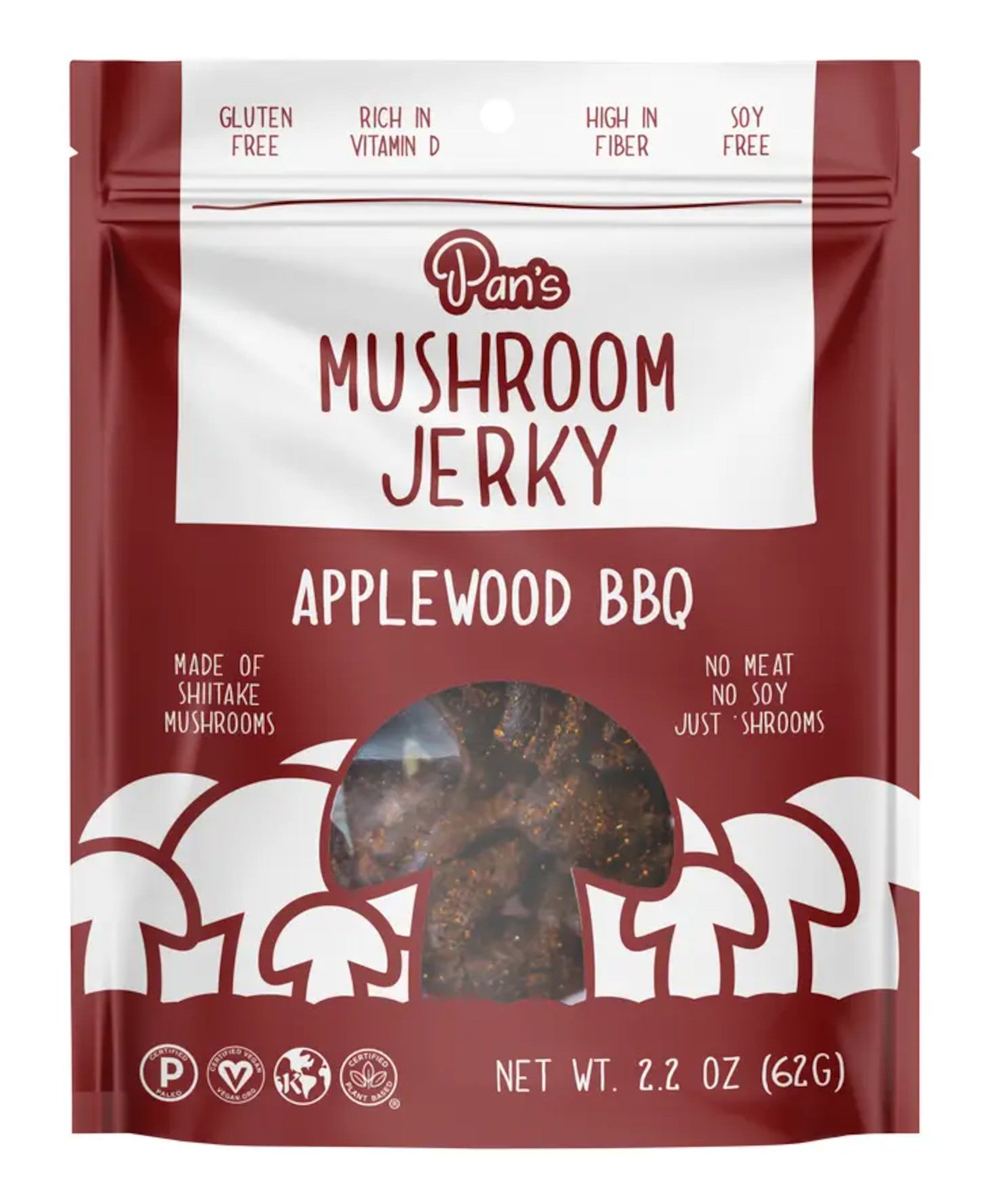 Applewood BBQ Mushroom Jerky