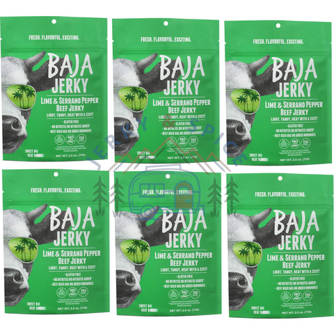 Lime & Serrano Pepper Beef Jerky