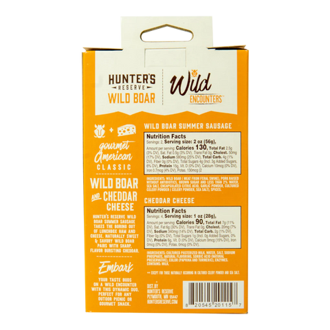 Wild Boar & Cheddar Cheese Pack