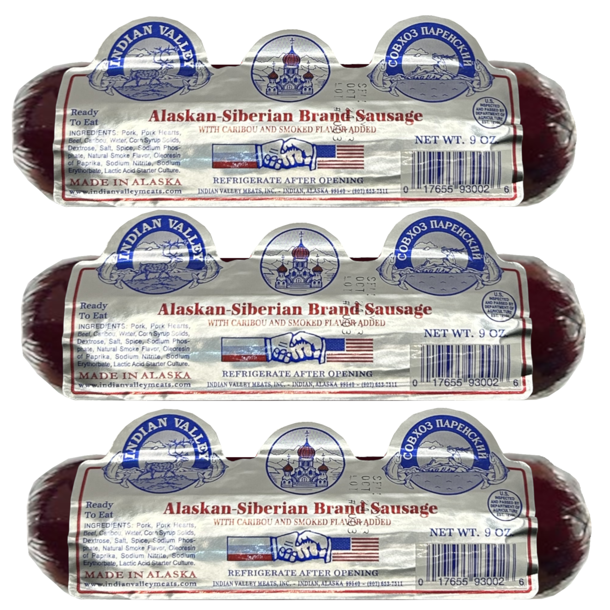 Alaskan-Siberian Sausage with Caribou