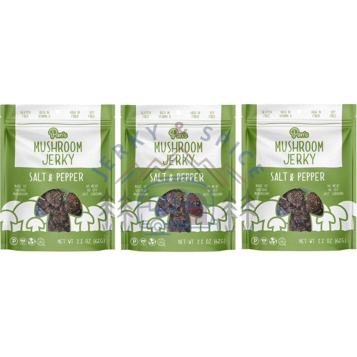 Salt & Pepper Mushroom Jerky