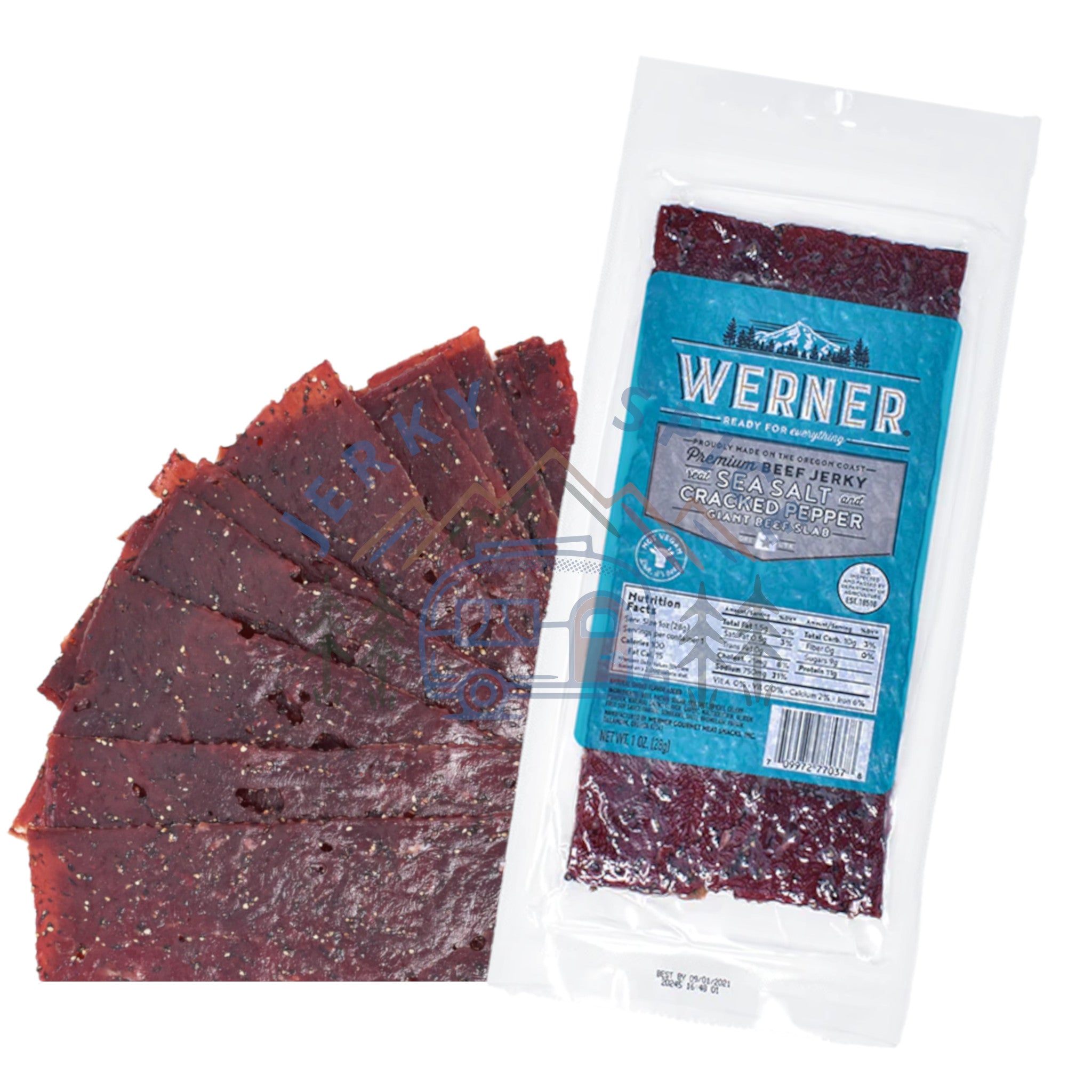 Sea Salt & Peppered Giant Slab Jerky