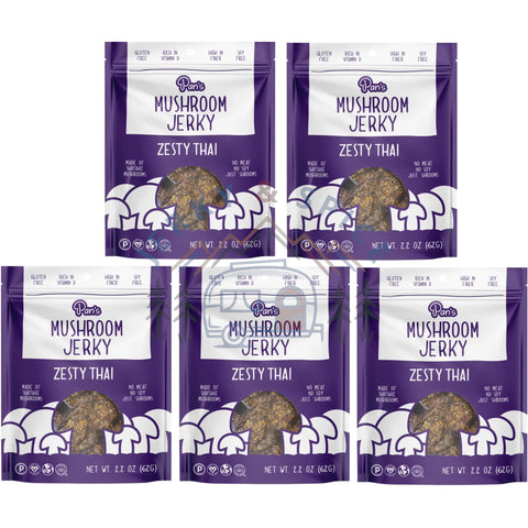 Zesty Thai Mushroom Jerky